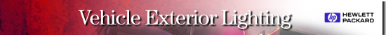 Vehicle Exterior Lighting Banner